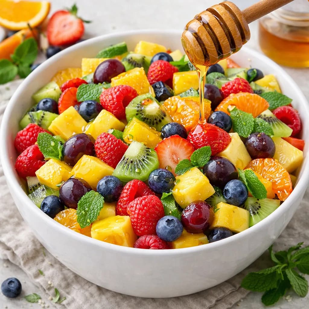 Salada de Frutas com Mel: Uma Delícia Refrescante