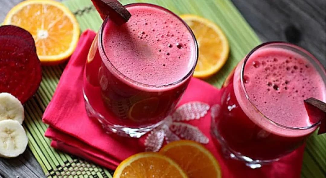 Refresque-se com Suco de Beterraba e Laranja