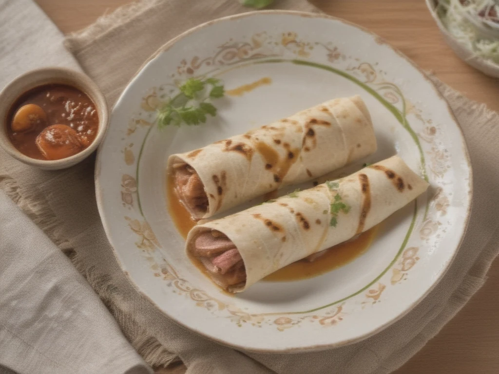 Delicioso Wrap de Alface Integral: Sabor e Saúde em Cada Mordida