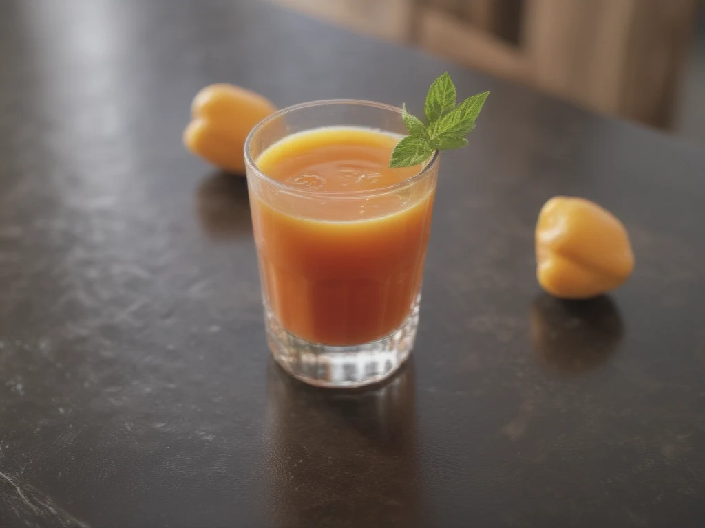Refrescante Suco de Abacaxi com Gengibre