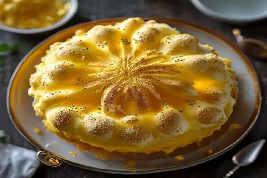 A Revelação Dourada: Bolo Amarelo Fofo com Miolo Úmido e Luxuoso