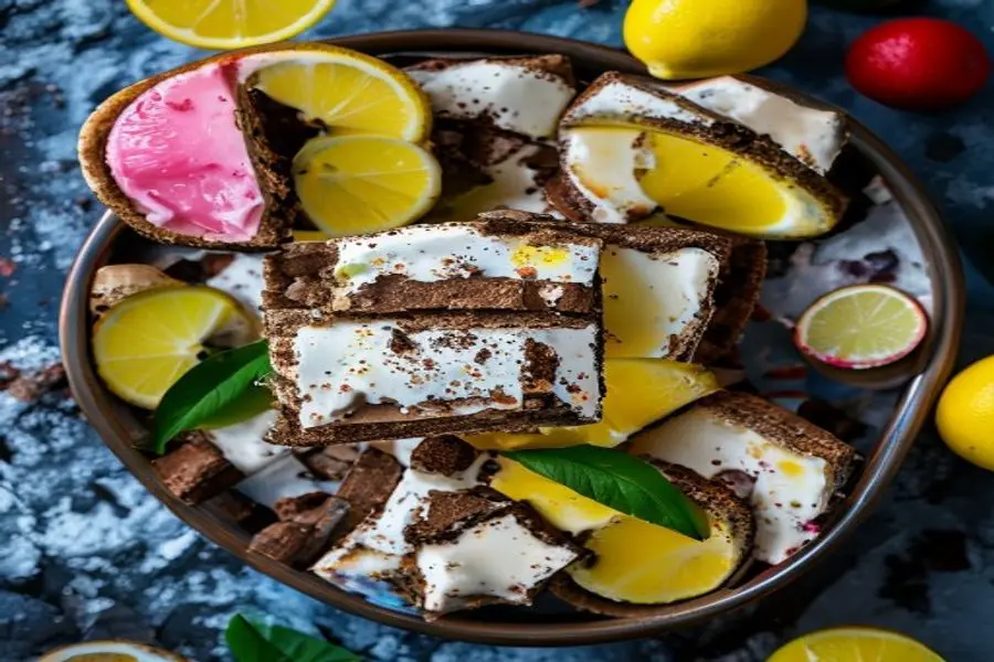Barras S'mores Tropicais: O Beijo Doce do Limão no Verão
