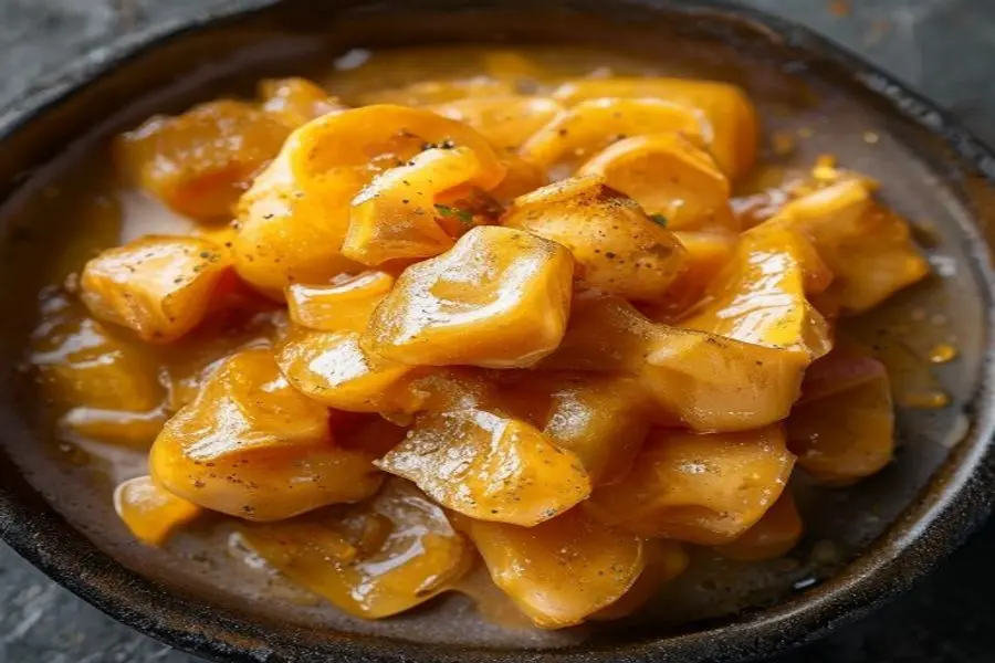 Blondie Pegajoso de Caramelo Salgado: Pura Tentação na Assadeira