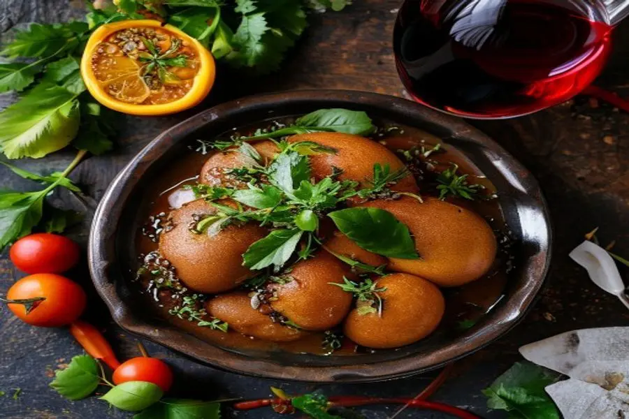 Brasato de Outono com Vinho Tinto e Ervas da Horta