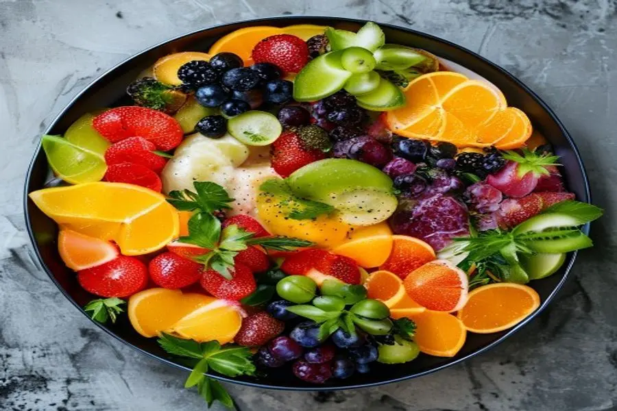 Brilho Agridoce: Salada de Frutas de Verão com Segredo Asiático
