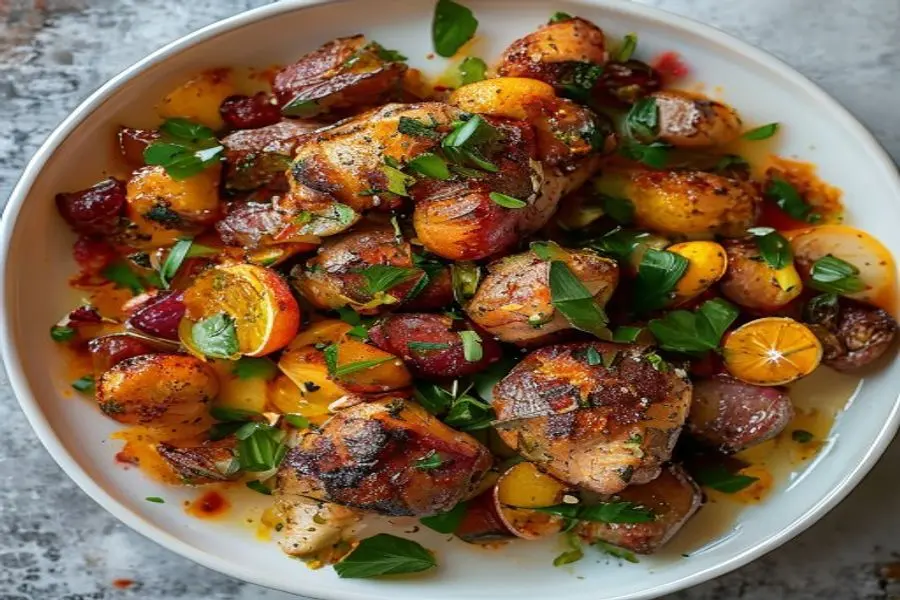 Clube Mediterrâneo de Frango: Grelhado, Cítrico e Crocante