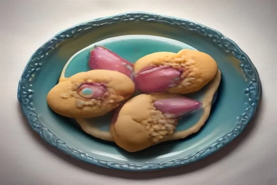 Doce Pêssego & Aveia: Cookies Glaceados com Manteiga Dourada