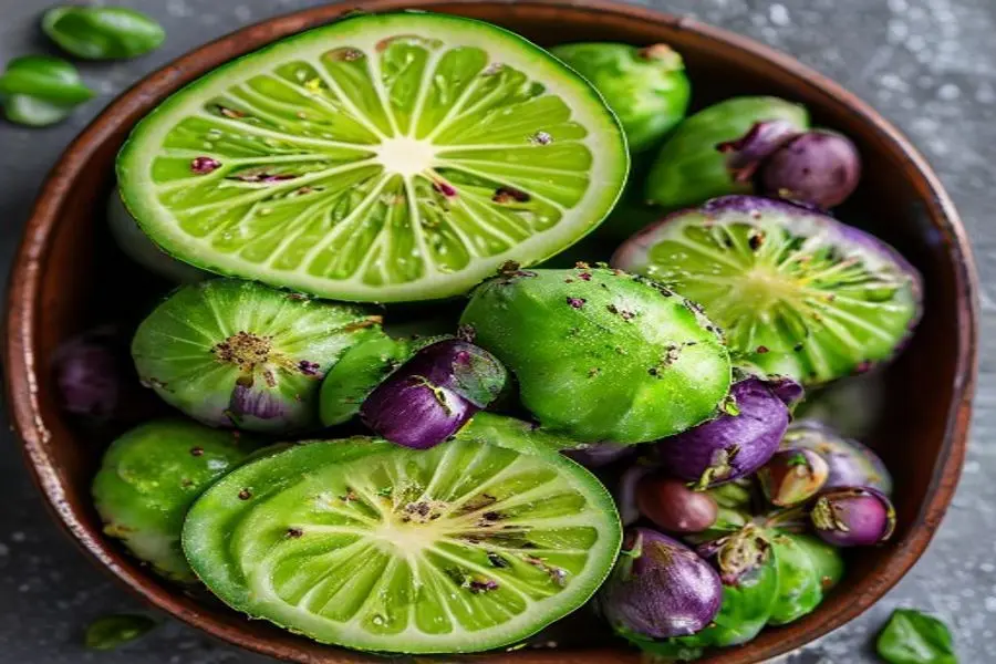 Favas Primaveris: Menta Fresca, Limão Siciliano e Pistache Crocante
