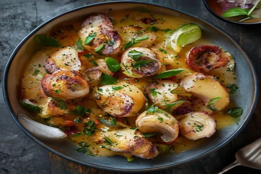 Frango Cremoso com Cogumelos e Parmesão: Conforto em Minutos