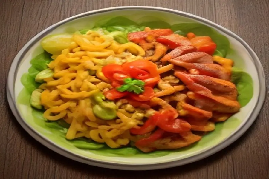 Frescor de Verão: Salada de Fajita com Bife Grelhado e Molho Cítrico