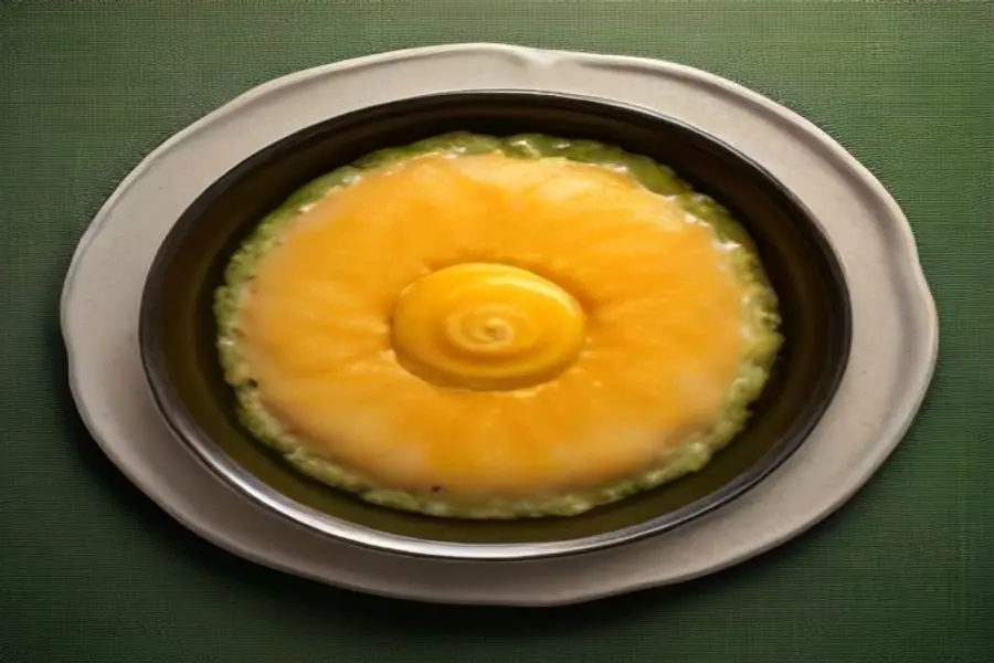 Manjar Matinal Dourado: Ovos Cremosos Gratinados com Verdes