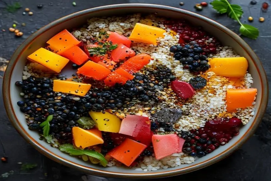 Memória Ativa: Bowl Energético de Salmão, Quinoa e Mirtilos