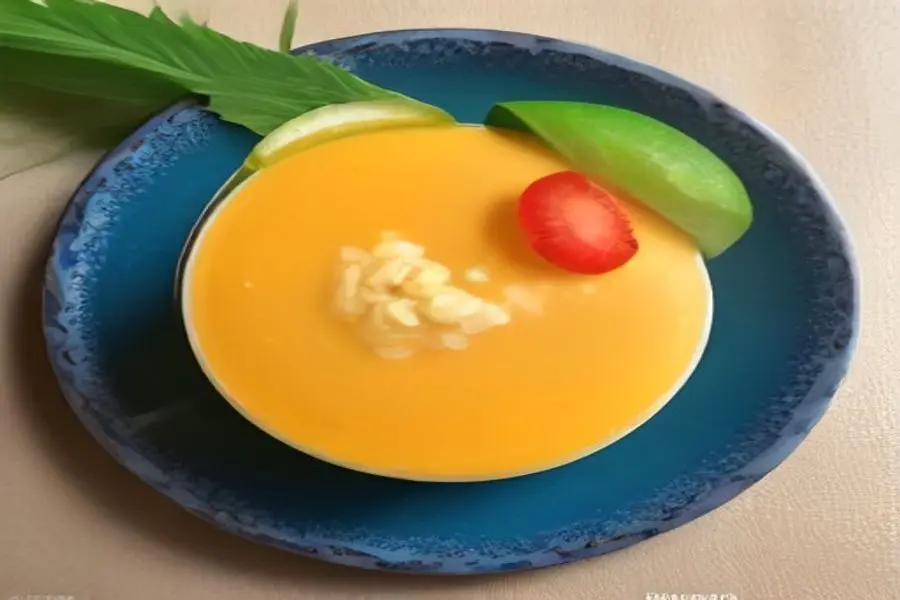 Mousse Tropical Veludo: Maracujá e Manga com Crocante Caribeño