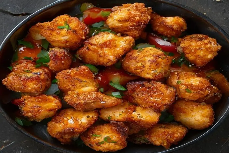 Nuggets de Frango Grelhado Crocante: Versão Adulta e Saudável