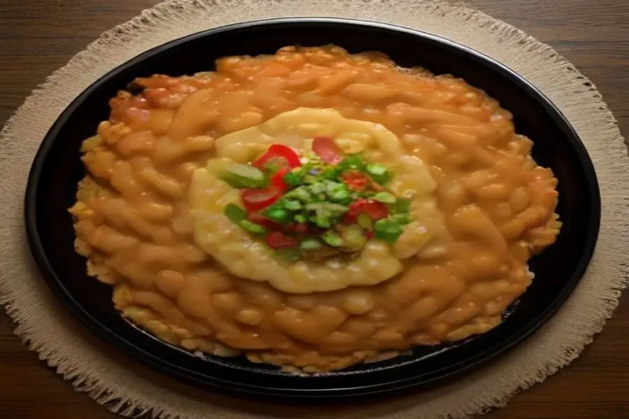 Panqueca Crocante de Kimchi e Camarão: Sabor Coreano para Compartilhar