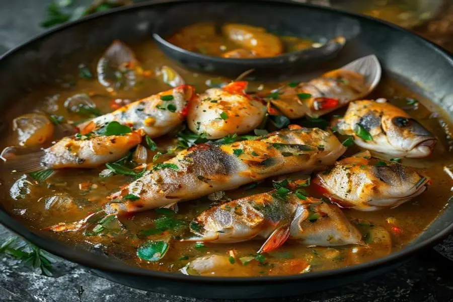 Discover the secrets of Paraty's coastal cuisine with our zesty fish stew. A perfect blend of tropical mango, lime, and fresh fish for a gourmet meal.