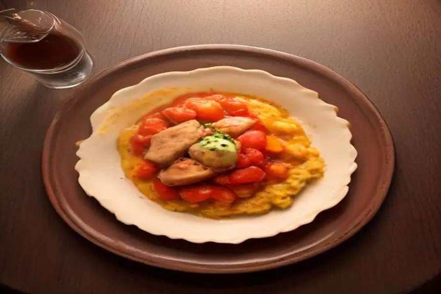 Peito de Frango Dourado com Molho Sedoso de Tomate Fresco