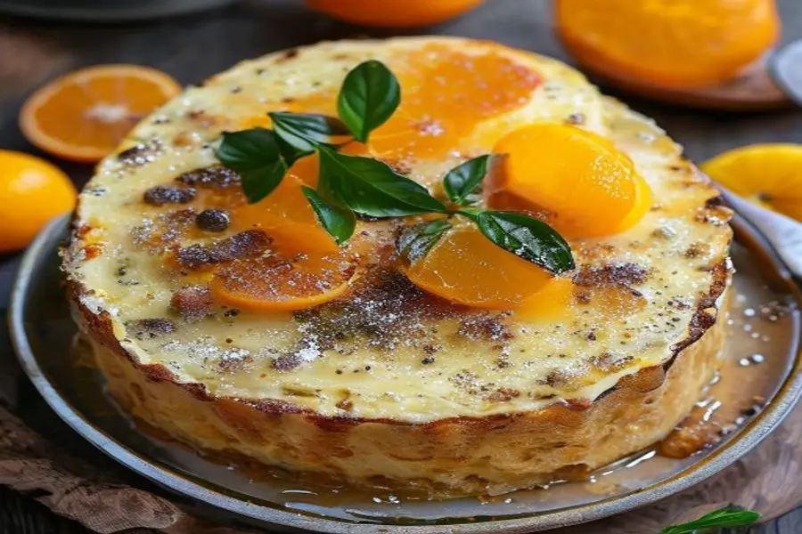 Polenta Cake com Calda de Laranja e Aroma de Amor
