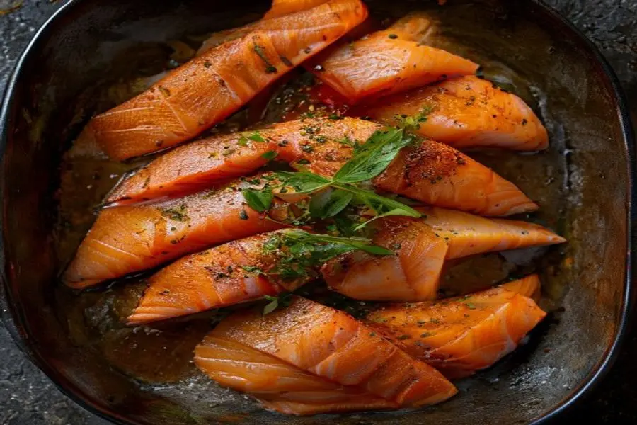 Salmão Mediterrâneo Tenro: Papillote Aromático no Grelhador