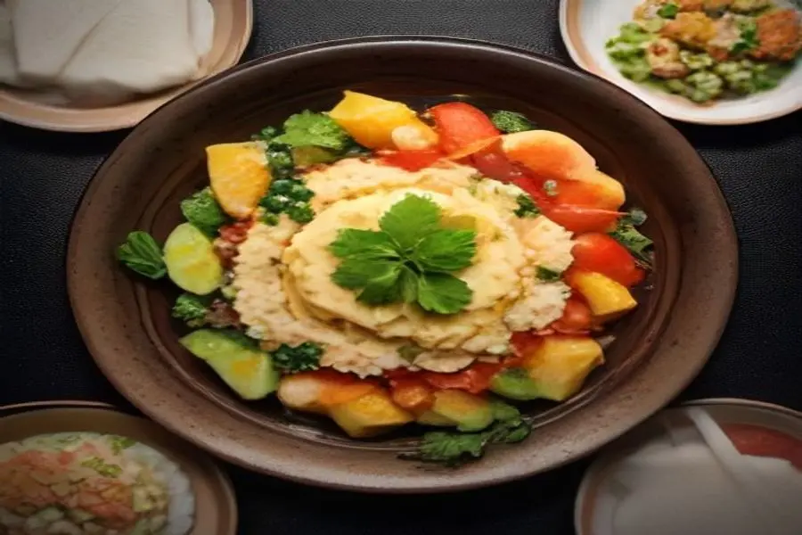 Sedução Cremosa de Ervas: Molho Vibrante para Saladas