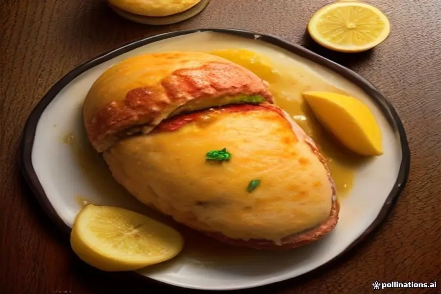 Torta Dourada de Pimenta Banana, Queijo Cabra e Ervas Frescas