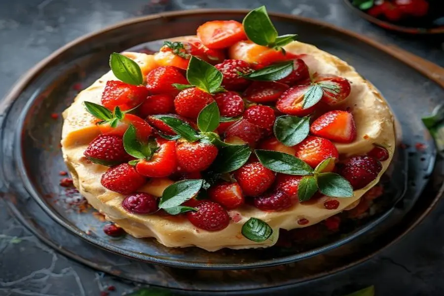 Torta Veloz de Morango: Crocante, Cremosa e Deslumbrante