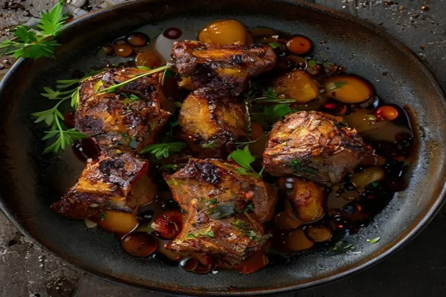Umami Profundo: Costela Braseada com Glacê de Saquê e Missô