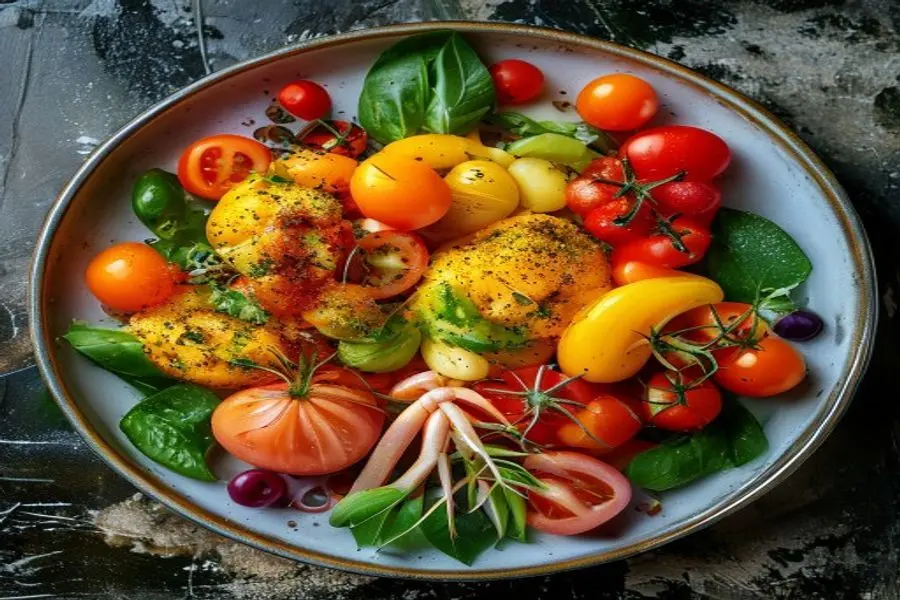 Verão Dourado: Massa Fresca com Camarão, Abobrinha e Tomates