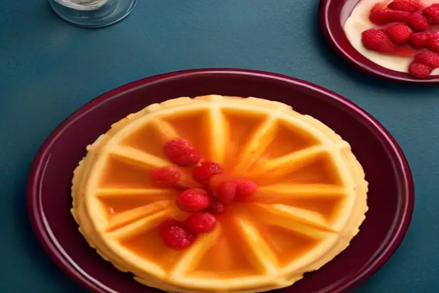Waffle Berry Dream: Conforto Caseiro com Frutas Vermelhas