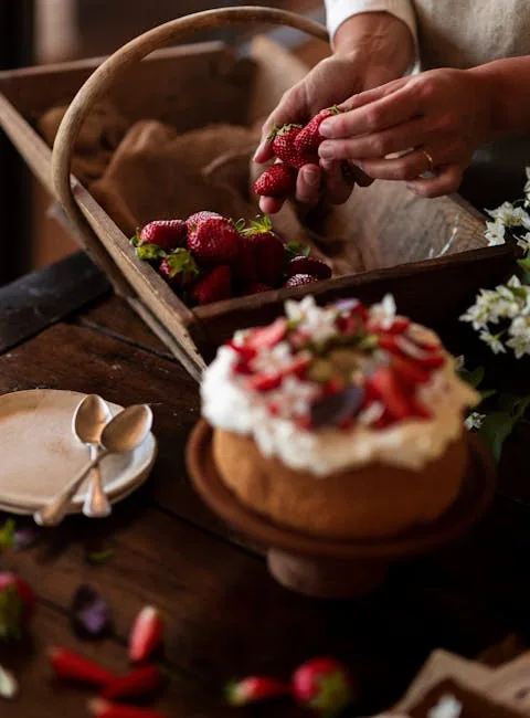 Delicioso Bolo Cremoso de Morango para Adoçar o Seu Dia