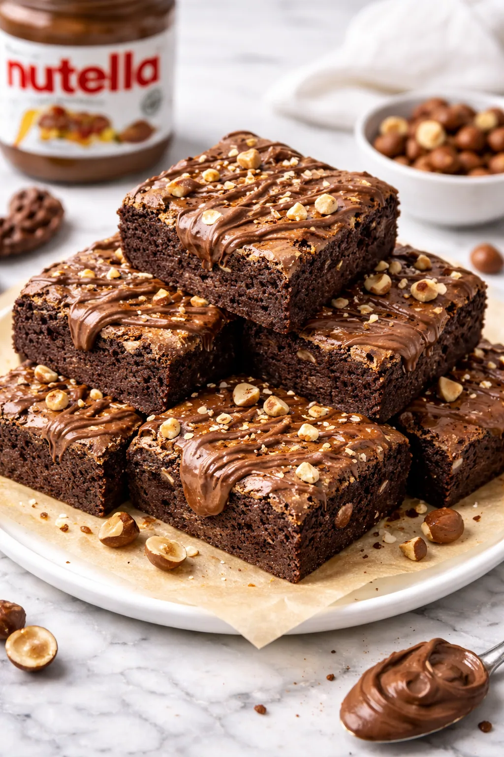 Irresistível Brownie de Nutella: Delícias de Chocolate