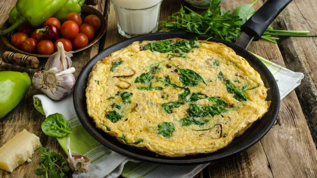 Panqueca Integral de Espinafre com Ricota