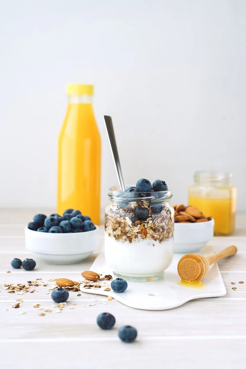 Delicioso Parfait de Iogurte com Frutas