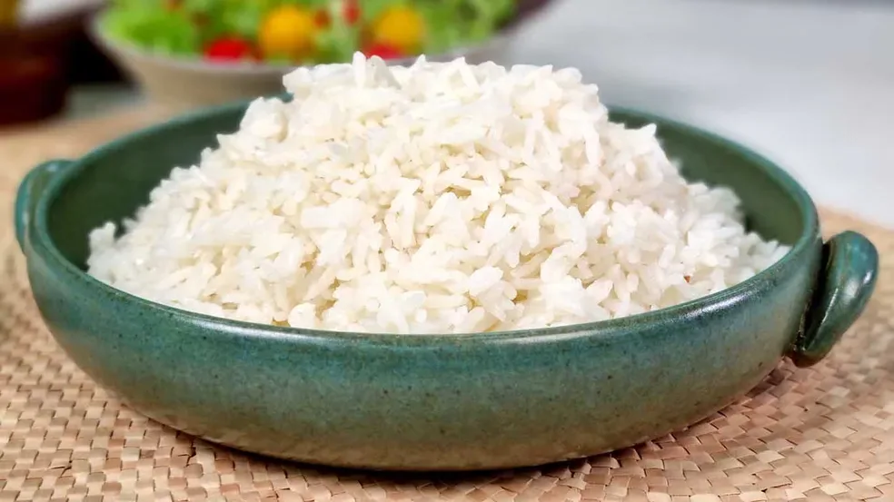Receita Clássica de Arroz Branco