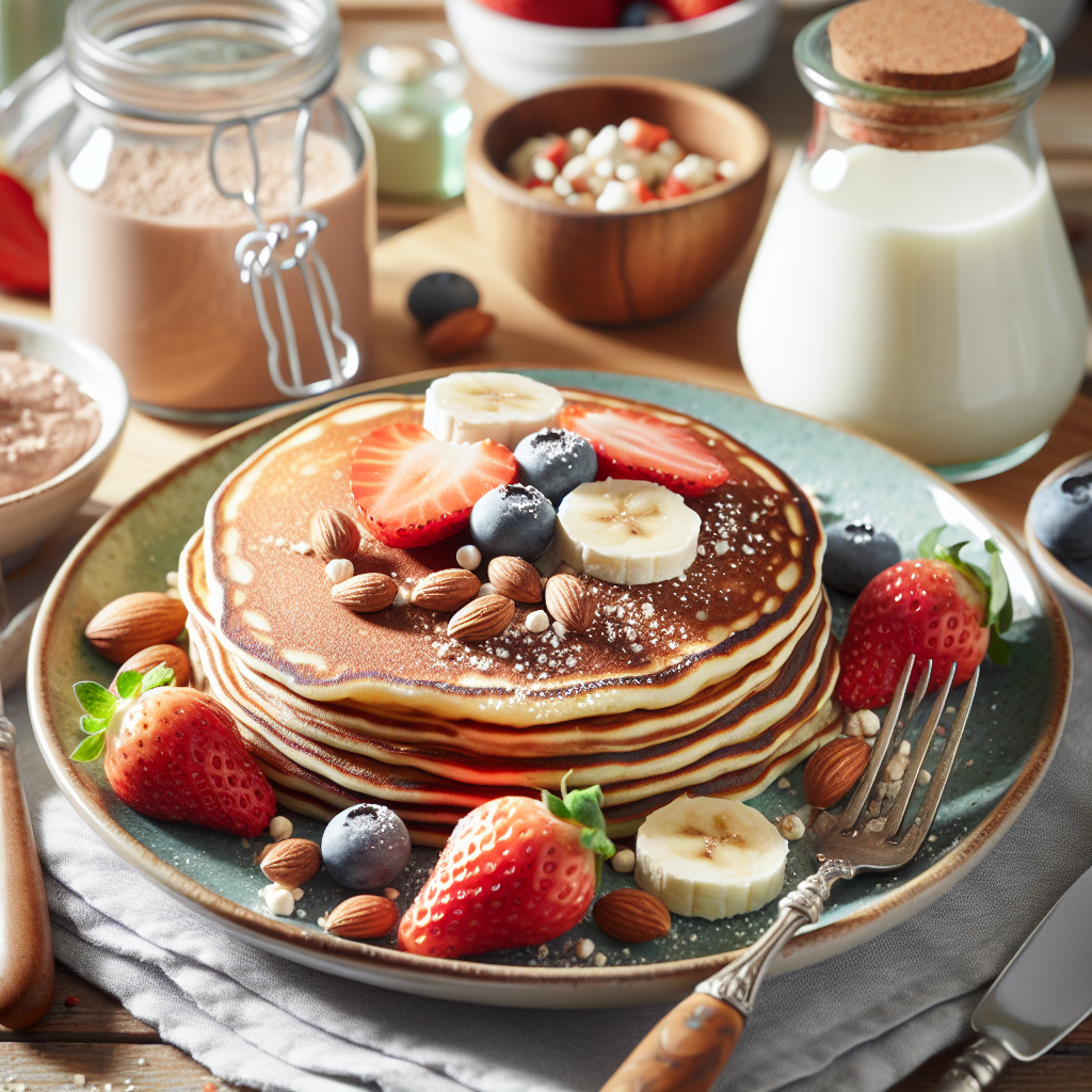 Deliciosa Panqueca Proteica para um Café da Manhã Saudável