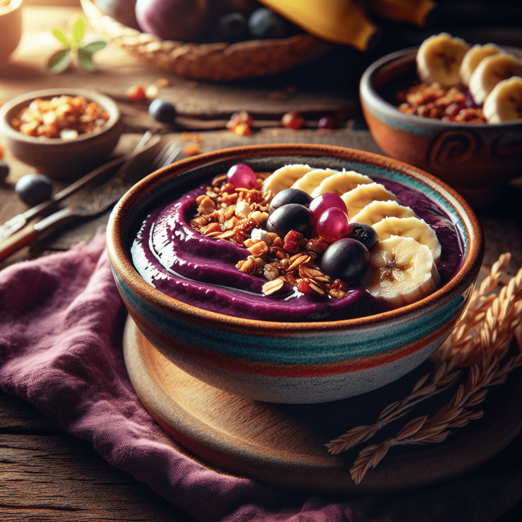 Açaí na Tigela: A Delícia Brasileira que Refresh!