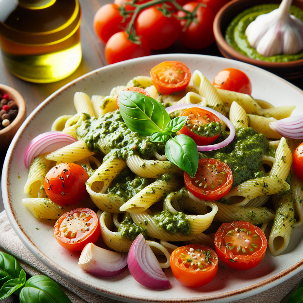 Macarrão ao Pesto: Sabor e Tradição em Um Prato