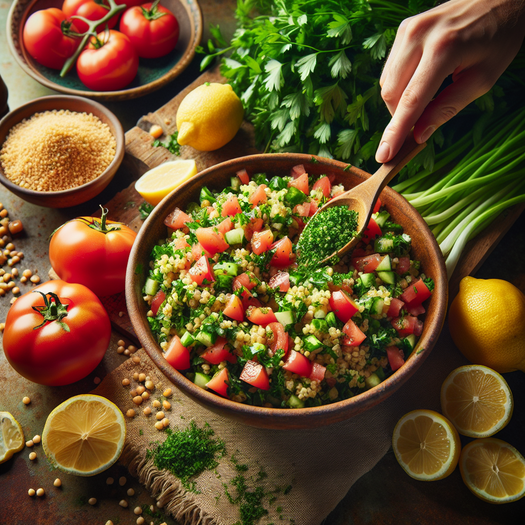 Explorando o Sabor do Tabule Libanês: Uma Receita Tradicional