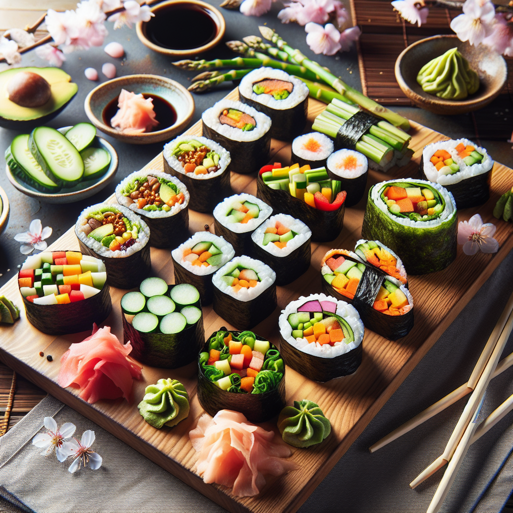 Sushi Vegano: Delícias e Saúde em Cada Rolinho