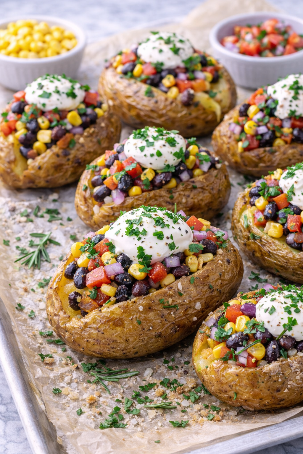 Batata Recheada Vegana