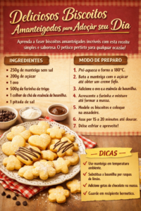 Deliciosos Biscoitos Amanteigados para Adoçar seu Dia