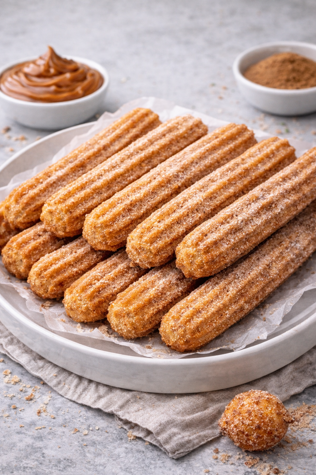 Irresistíveis Churros de Forno para Adoçar seu Dia