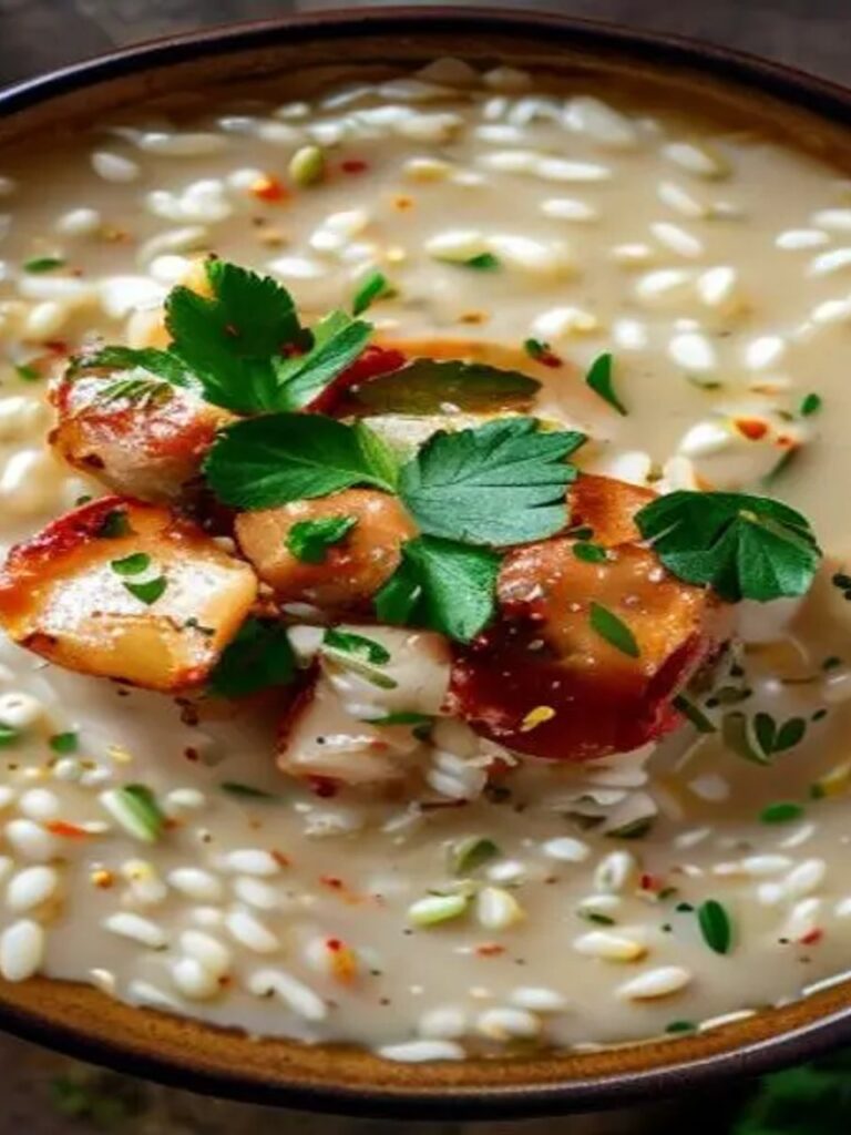 Arroz Cremoso de Miso com Frango: Sabor e Conforto