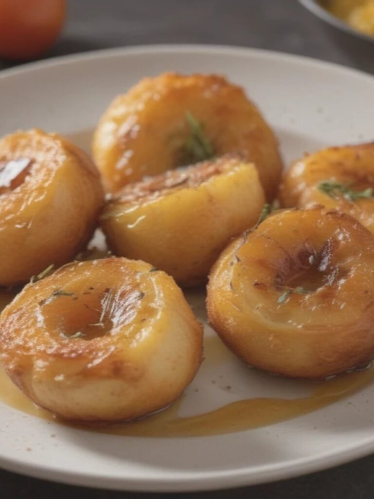Pêssegos Caramelizados na Air Fryer: Doce de Verão em Minutos