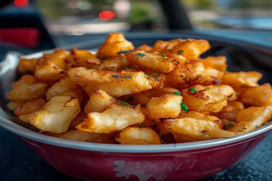 Reinvente o Sabor: Tater Tots Crocantes Estilo Drive-In