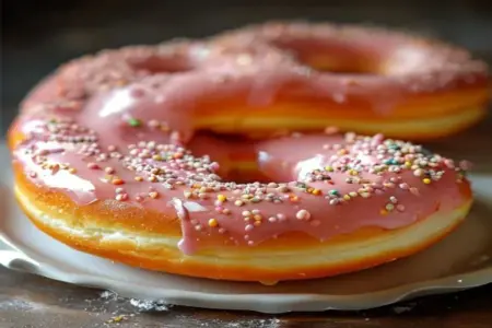 Brilho Glacê: Donuts Leves Que Derretem na Boca
