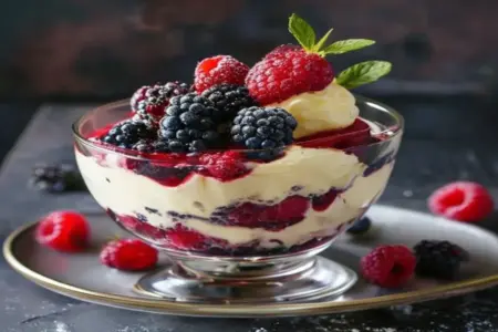 Parfait de Mascarpone e Berries: O Luxo Simples em Cada Colherada
