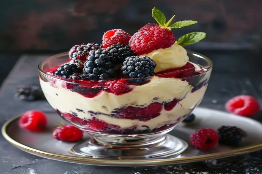Parfait de Mascarpone e Berries: O Luxo Simples em Cada Colherada