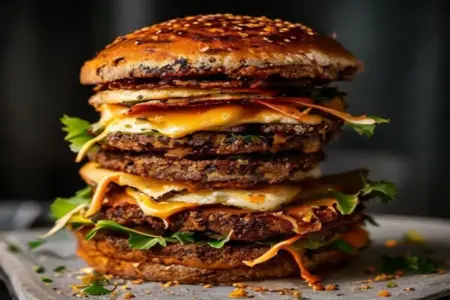 Big Stack Vegano: Crocância e Sabor Incomparáveis da Robin Arzón