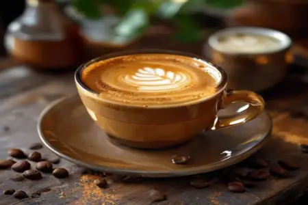 Latte Aveludado de Canela e Mel: Qualidade de Café em Casa